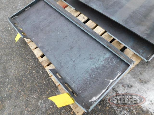 Solid weld-on quick tach plate, New, 